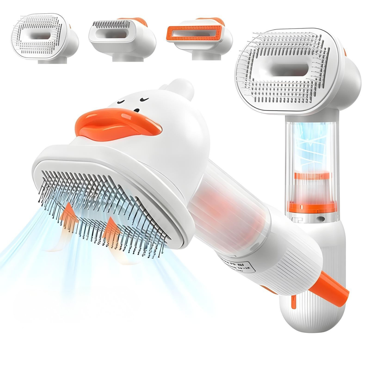 4-in-1 Grooming Vacuum Brush