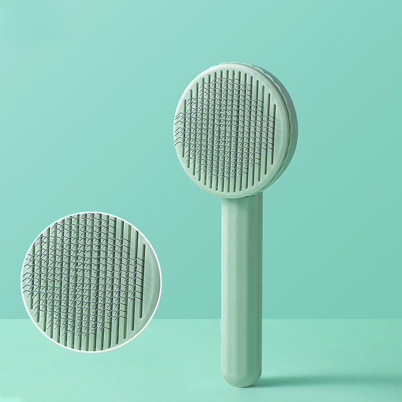 Self-Cleaning Slicker Brush