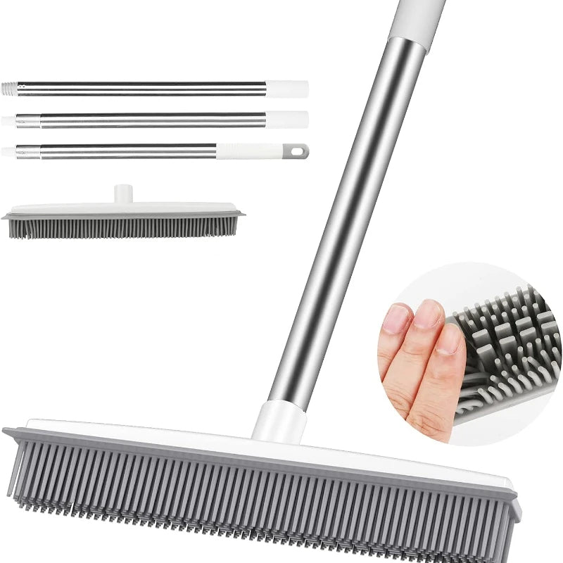 Pet Hair Rubber Broom