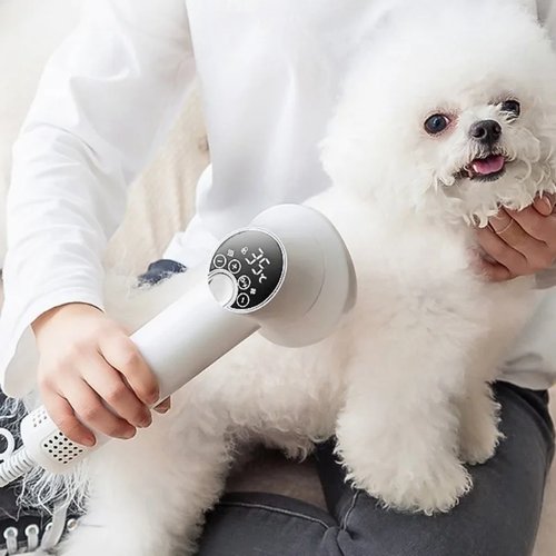2-in-1 Pet Hair Dryer Brush