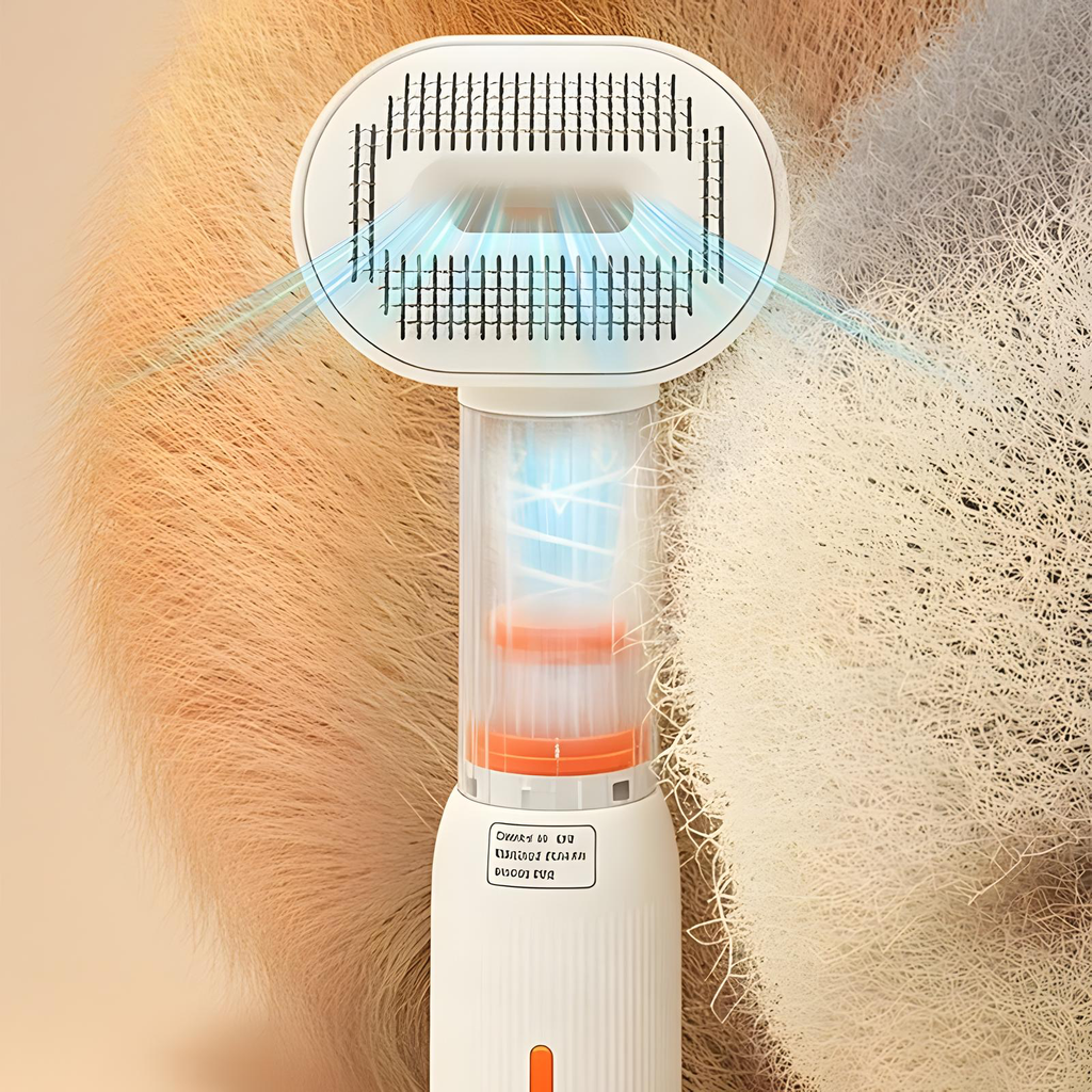 4-in-1 Grooming Vacuum Brush