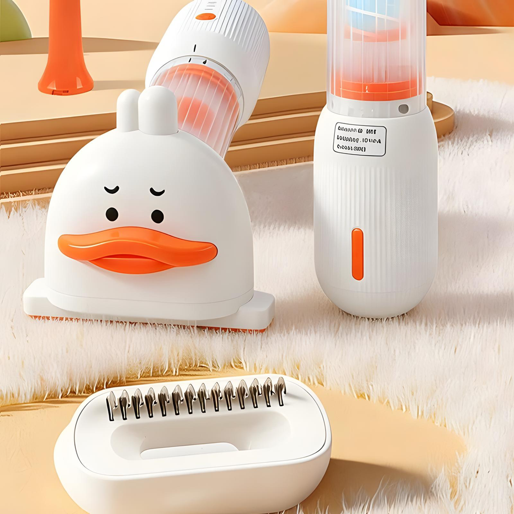 4-in-1 Grooming Vacuum Brush