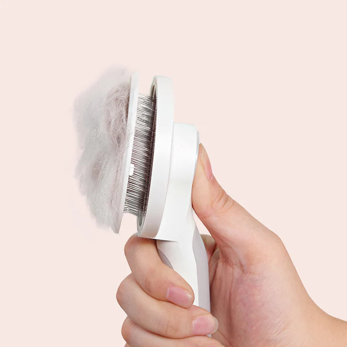 Self-Cleaning Slicker Brush
