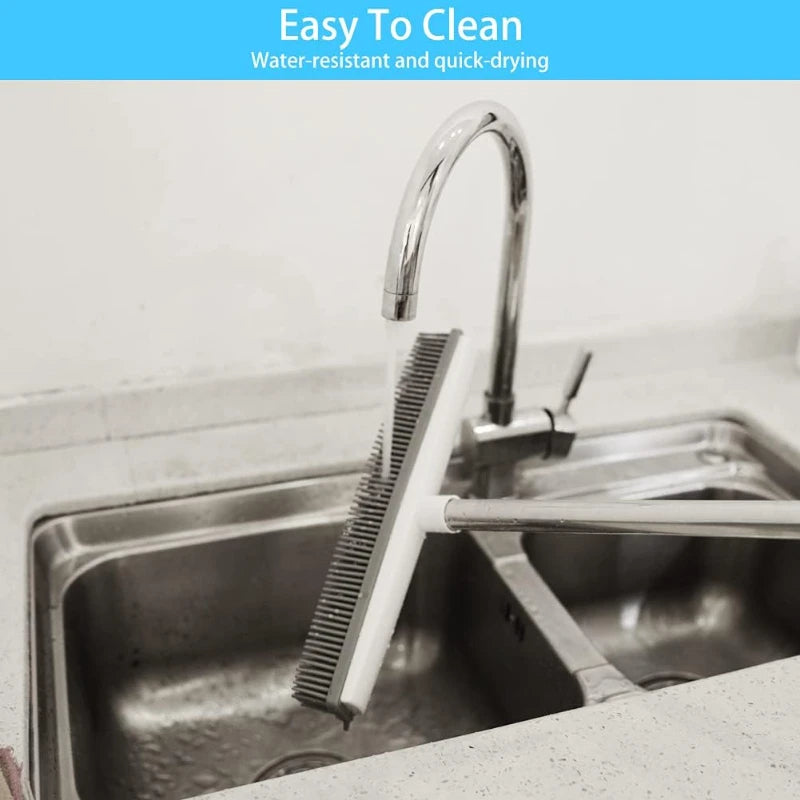 Pet Hair Rubber Broom