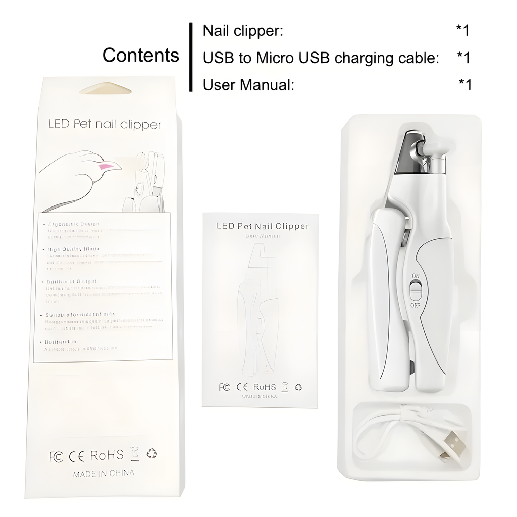 LED Pet Nail Clippers