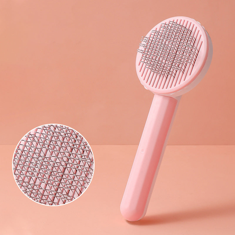 Self-Cleaning Slicker Brush