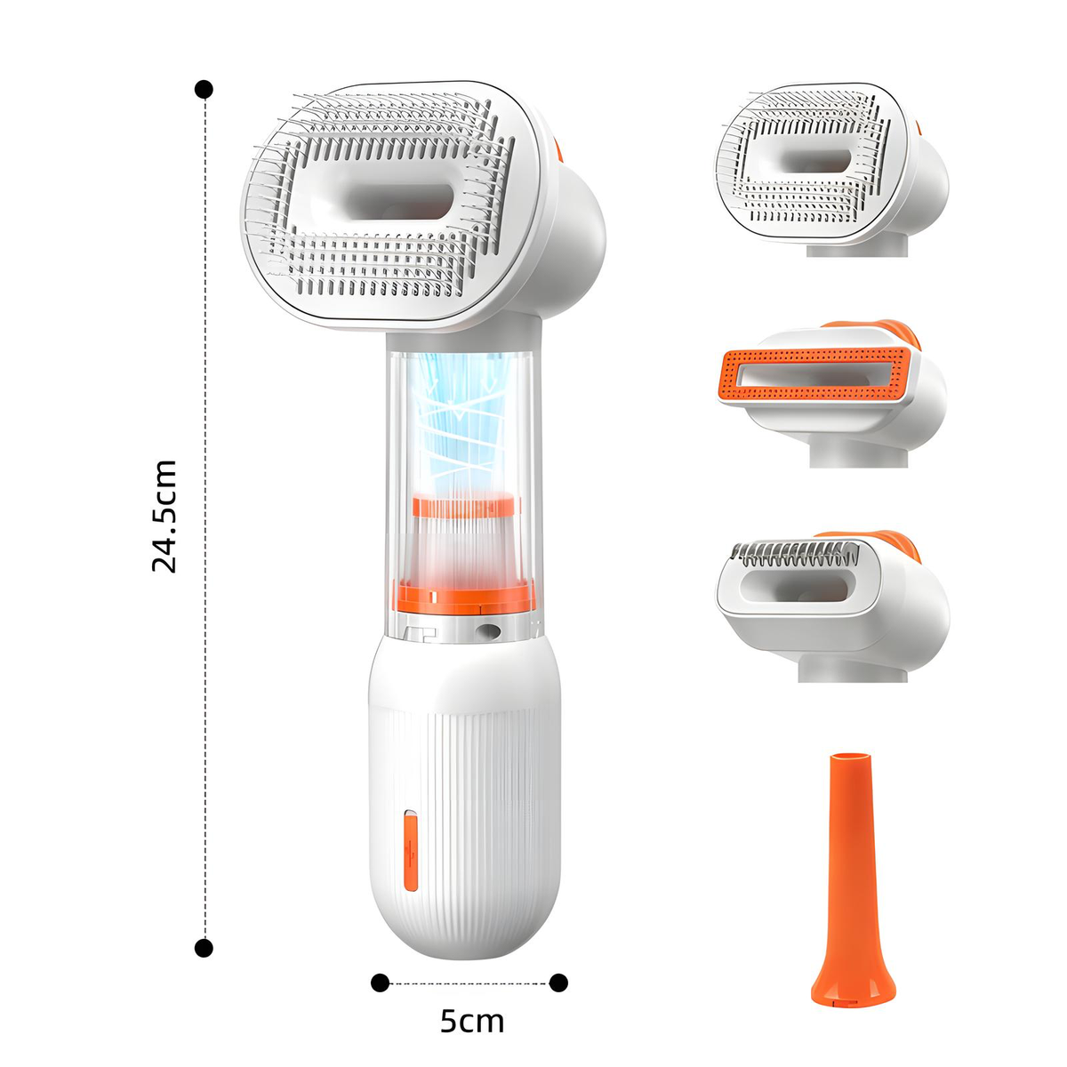 4-in-1 Grooming Vacuum Brush
