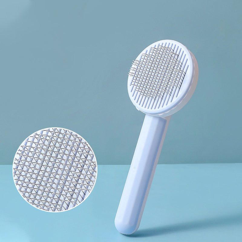 Self-Cleaning Slicker Brush
