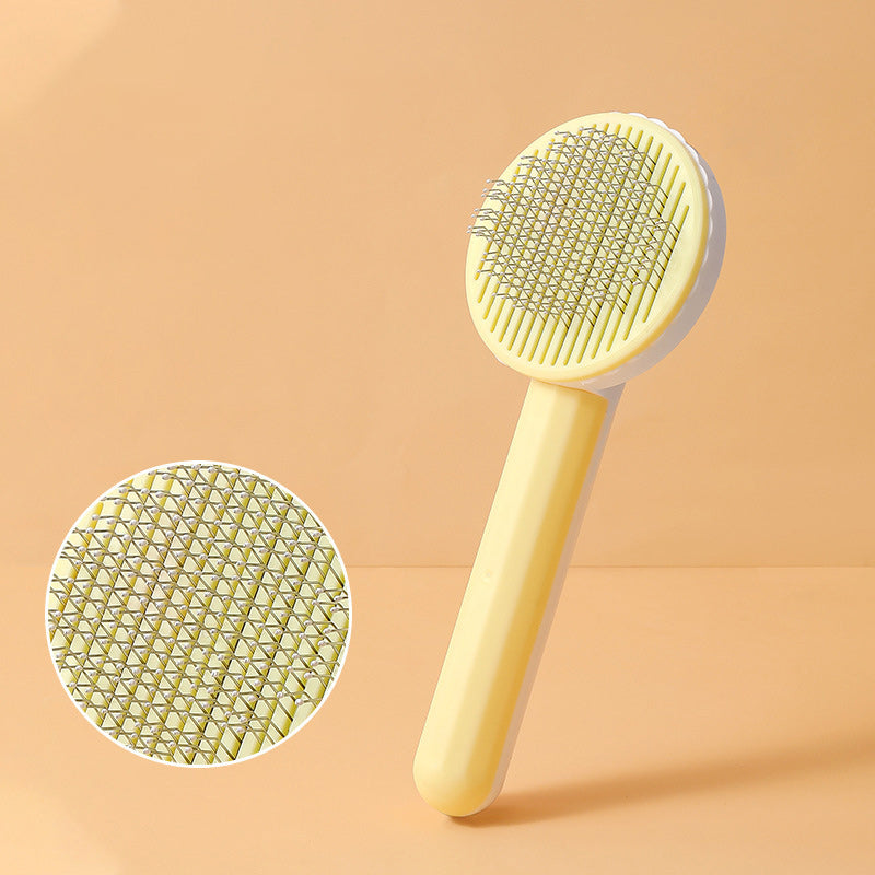 Self-Cleaning Slicker Brush