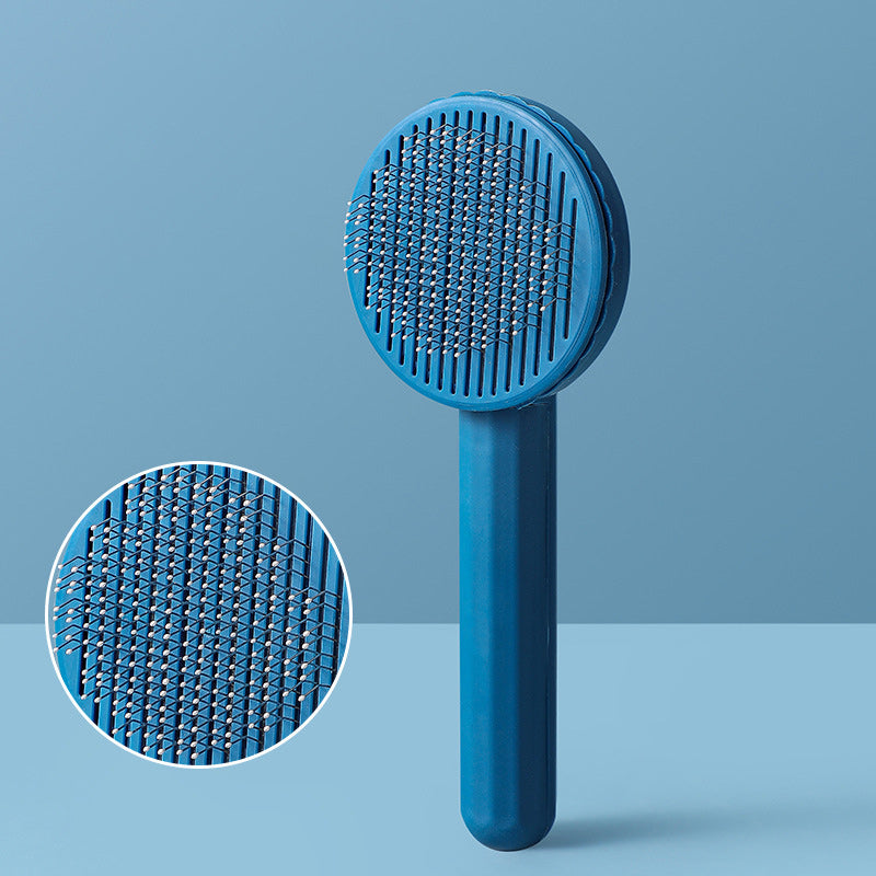 Self-Cleaning Slicker Brush